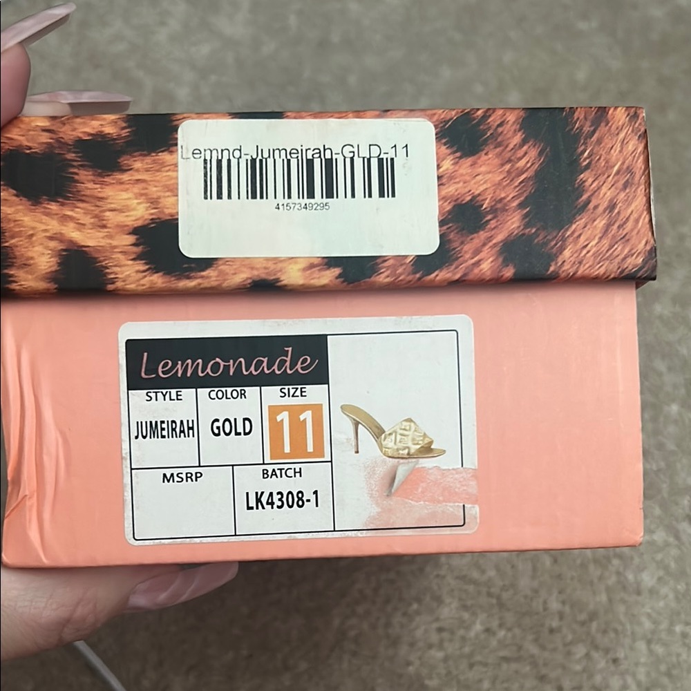 Lemon Gold Heels